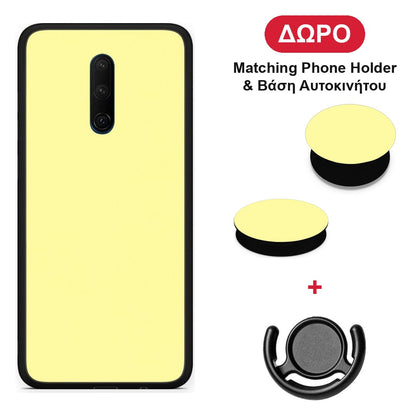 Butter Yellow - OnePlus 7T Pro θήκη + Δώρο Phone Holder & Βάση Αυτοκινήτου