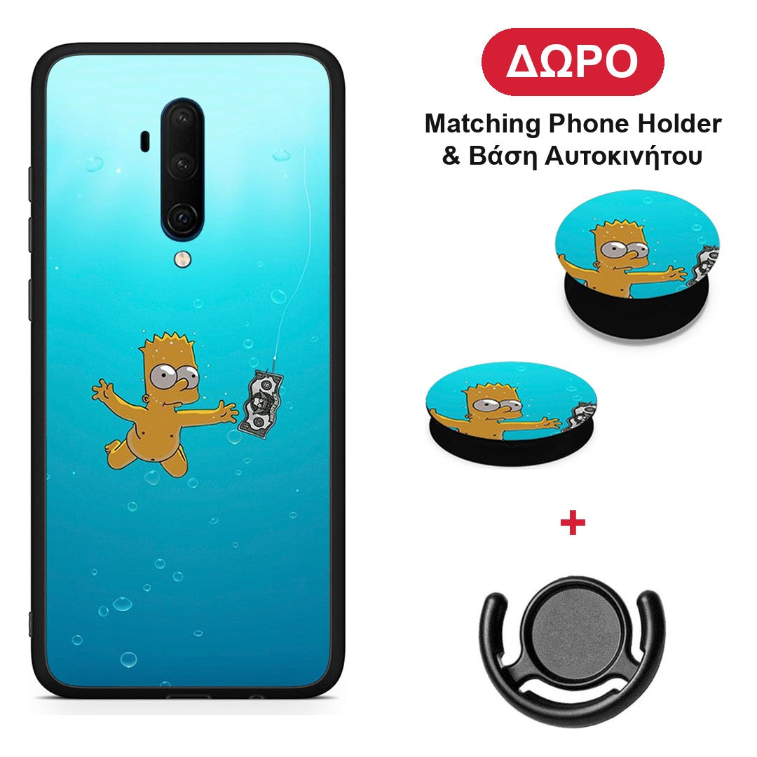 Chasing Money - OnePlus 7T Pro θήκη + Δώρο Phone Holder & Βάση Αυτοκινήτου