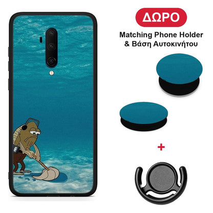 Clean The Ocean - OnePlus 7T Pro θήκη + Δώρο Phone Holder & Βάση Αυτοκινήτου
