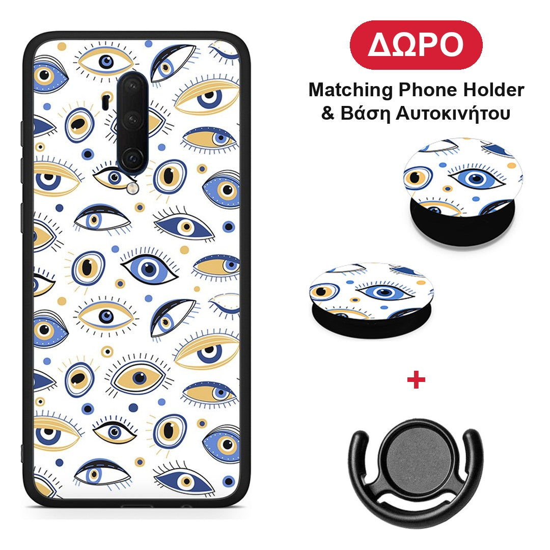 Ftou Ftou - OnePlus 7T Pro θήκη + Δώρο Phone Holder & Βάση Αυτοκινήτου