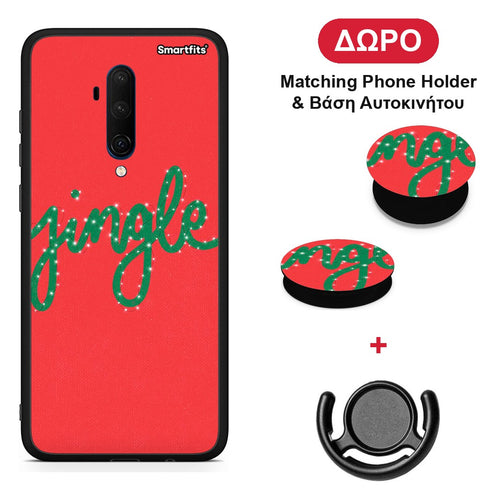 Jingle Xmas - OnePlus 7T Pro θήκη + Δώρο Phone Holder & Βάση Αυτοκινήτου