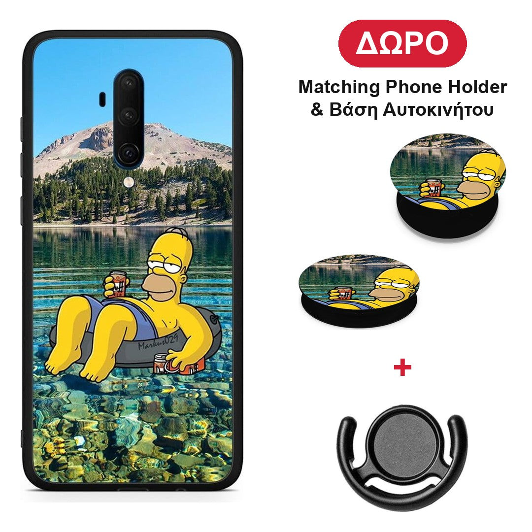 Summer Happiness - OnePlus 7T Pro θήκη + Δώρο Phone Holder & Βάση Αυτοκινήτου