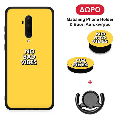 Text Vibes - OnePlus 7T Pro θήκη + Δώρο Phone Holder & Βάση Αυτοκινήτου