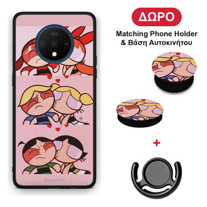 Puff Love - OnePlus 7T θήκη + Δώρο Phone Holder & Βάση Αυτοκινήτου