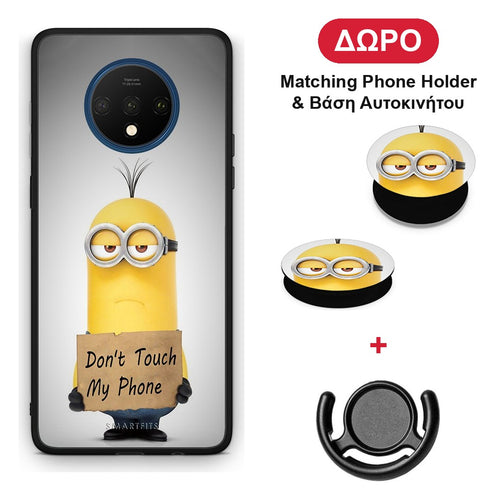 Text Minion - OnePlus 7T θήκη + Δώρο Phone Holder & Βάση Αυτοκινήτου