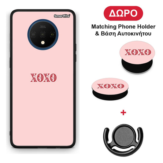 XOXO Love - OnePlus 7T θήκη + Δώρο Phone Holder & Βάση Αυτοκινήτου