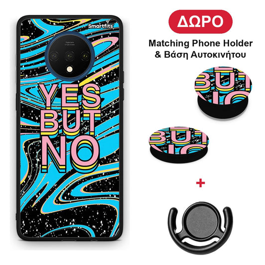 Yes But No - OnePlus 7T θήκη + Δώρο Phone Holder & Βάση Αυτοκινήτου