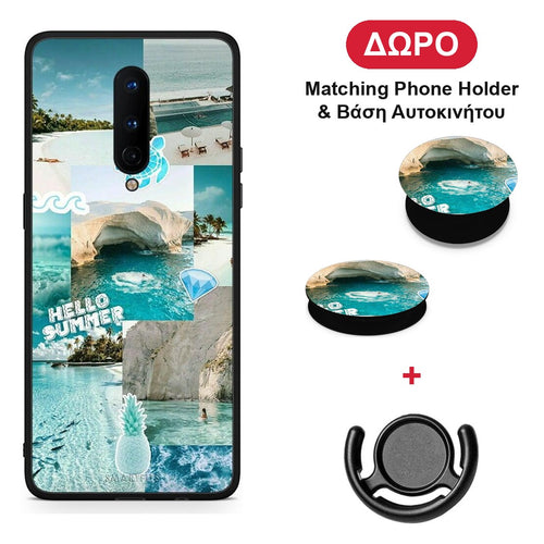 Aesthetic Summer - OnePlus 8 θήκη + Δώρο Phone Holder & Βάση Αυτοκινήτου
