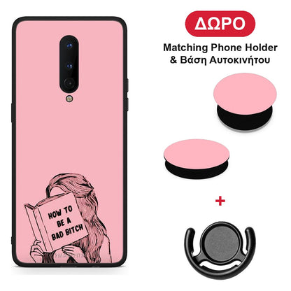 Bad Bitch - OnePlus 8 θήκη + Δώρο Phone Holder & Βάση Αυτοκινήτου