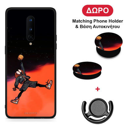Basketball Hero - OnePlus 8 θήκη + Δώρο Phone Holder & Βάση Αυτοκινήτου