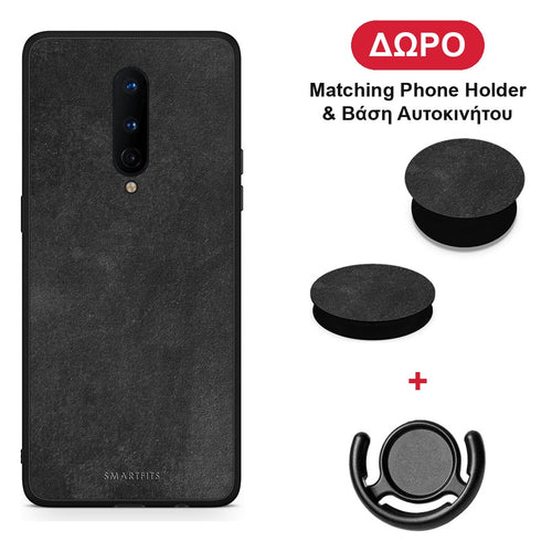Color Black Slate - OnePlus 8 θήκη + Δώρο Phone Holder & Βάση Αυτοκινήτου