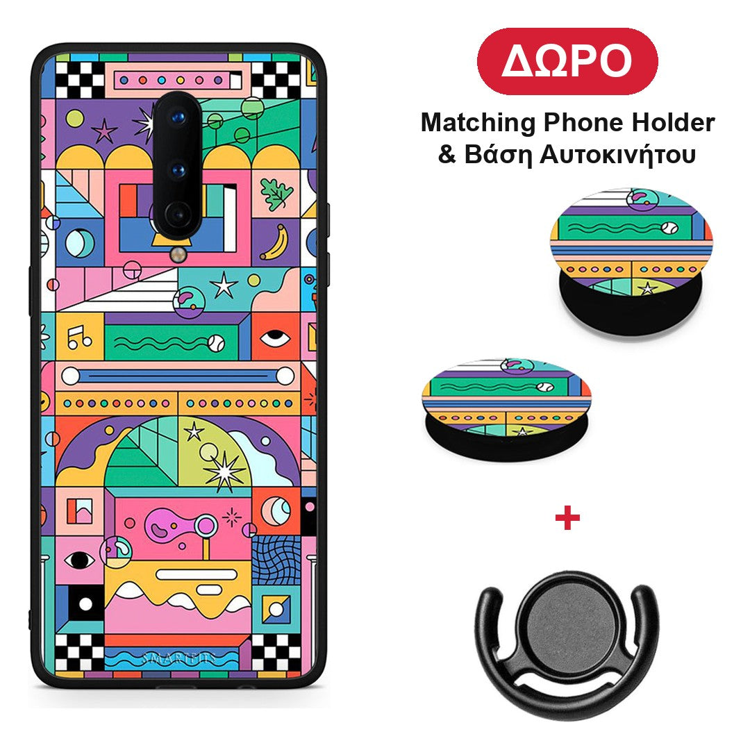 Bubbles Soap - OnePlus 8 θήκη + Δώρο Phone Holder & Βάση Αυτοκινήτου