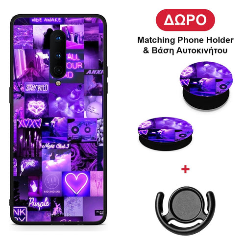 Collage Stay Wild - OnePlus 8 θήκη + Δώρο Phone Holder & Βάση Αυτοκινήτου