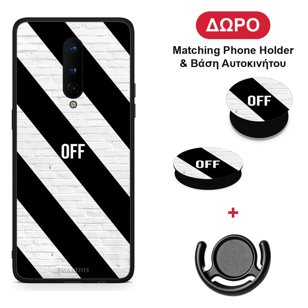 Get Off - OnePlus 8 θήκη + Δώρο Phone Holder & Βάση Αυτοκινήτου
