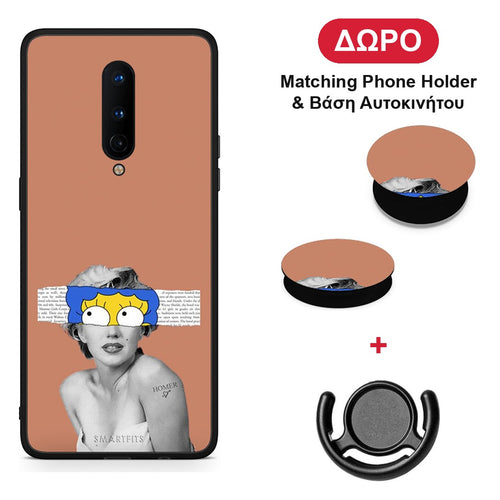 Sim Merilyn - OnePlus 8 θήκη + Δώρο Phone Holder & Βάση Αυτοκινήτου