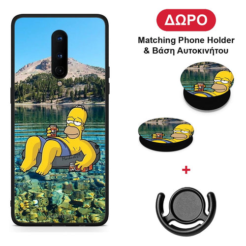 Summer Happiness - OnePlus 8 θήκη + Δώρο Phone Holder & Βάση Αυτοκινήτου