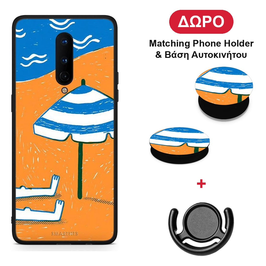 Summering - OnePlus 8 θήκη + Δώρο Phone Holder & Βάση Αυτοκινήτου