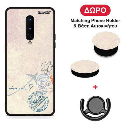 Where Next - OnePlus 8 θήκη + Δώρο Phone Holder & Βάση Αυτοκινήτου