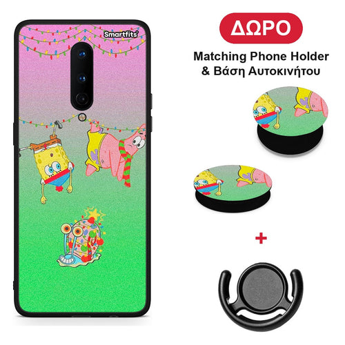 Xmas Lights - OnePlus 8 θήκη + Δώρο Phone Holder & Βάση Αυτοκινήτου