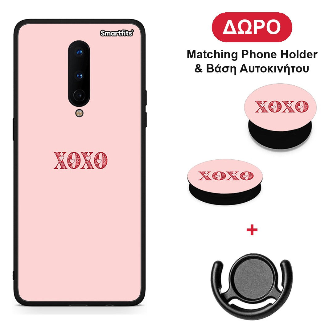 XOXO Love - OnePlus 8 θήκη + Δώρο Phone Holder & Βάση Αυτοκινήτου