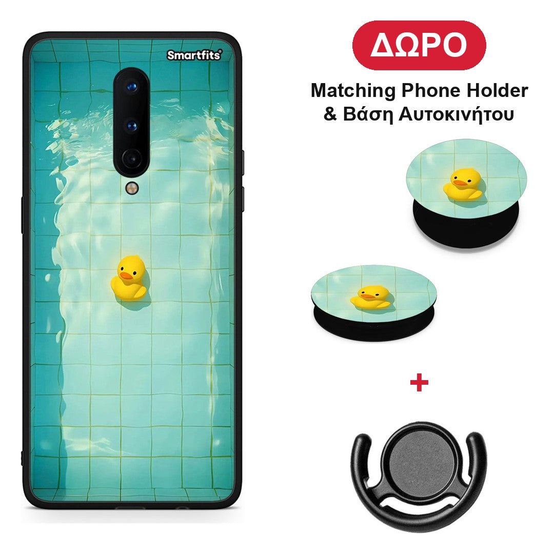 Yellow Duck - OnePlus 8 θήκη + Δώρο Phone Holder & Βάση Αυτοκινήτου