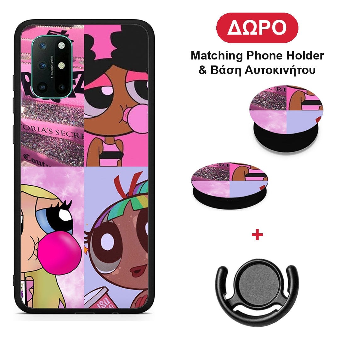 Bubble Girls - OnePlus 8T θήκη + Δώρο Phone Holder & Βάση Αυτοκινήτου