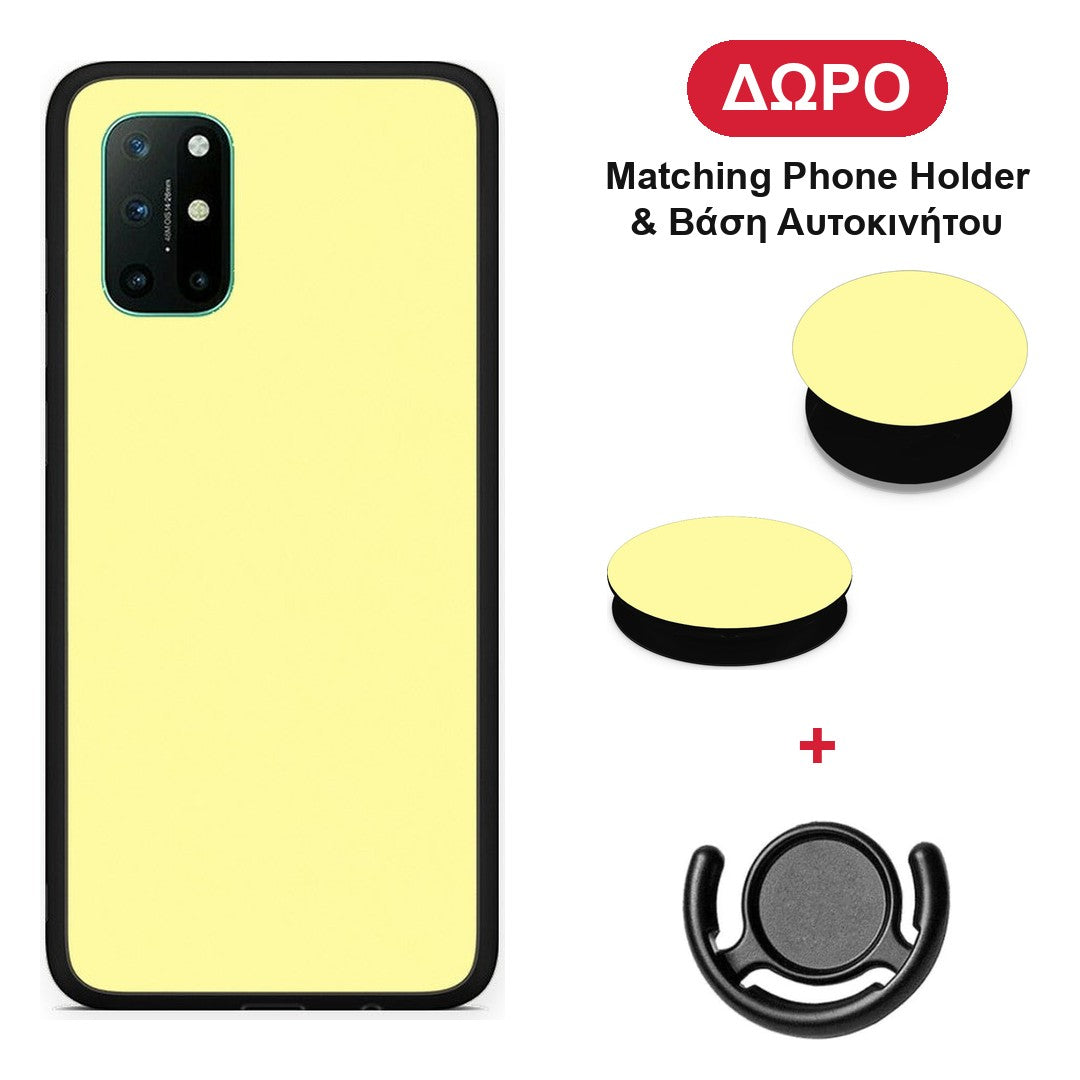 Butter Yellow - OnePlus 8T θήκη + Δώρο Phone Holder & Βάση Αυτοκινήτου