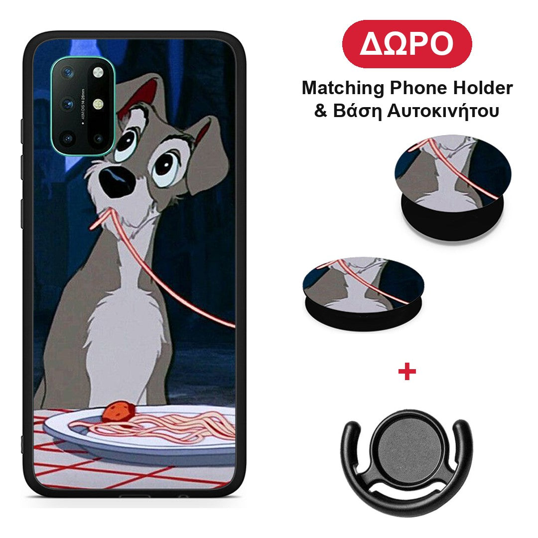 Lady And Tramp 1 - OnePlus 8T θήκη + Δώρο Phone Holder & Βάση Αυτοκινήτου