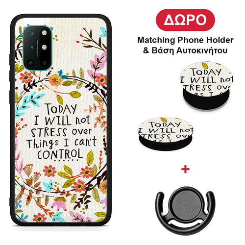 Stress Over - OnePlus 8T θήκη + Δώρο Phone Holder & Βάση Αυτοκινήτου