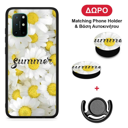 Summer Daisies - OnePlus 8T θήκη + Δώρο Phone Holder & Βάση Αυτοκινήτου