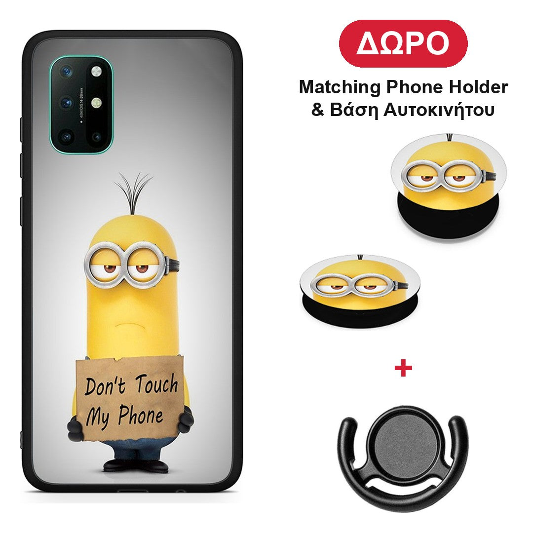 Text Minion - OnePlus 8T θήκη + Δώρο Phone Holder & Βάση Αυτοκινήτου