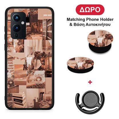 Collage You Can - OnePlus 9 θήκη + Δώρο Phone Holder & Βάση Αυτοκινήτου
