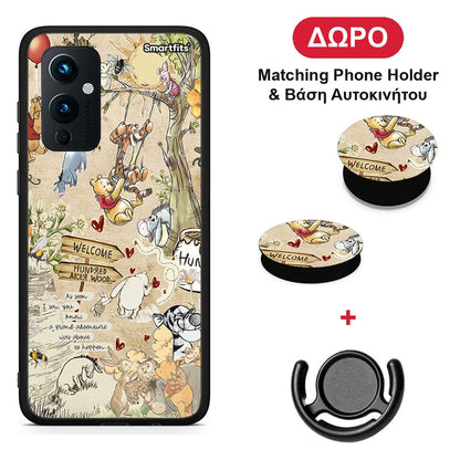 Happy Friends - OnePlus 9 θήκη + Δώρο Phone Holder & Βάση Αυτοκινήτου