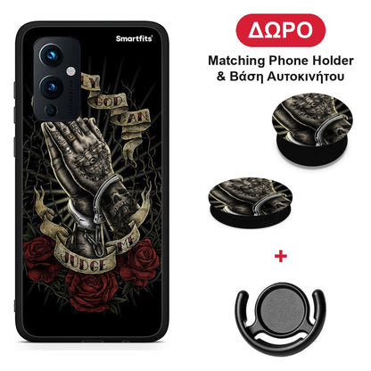 Judge By God - OnePlus 9 θήκη + Δώρο Phone Holder & Βάση Αυτοκινήτου