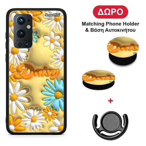 Bubble Daisies - OnePlus 9 Pro θήκη + Δώρο Phone Holder & Βάση Αυτοκινήτου