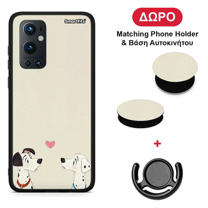 Dalmatians Love - OnePlus 9 Pro θήκη + Δώρο Phone Holder & Βάση Αυτοκινήτου