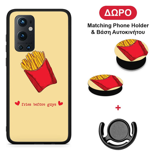 Fries Before Guys - OnePlus 9 Pro θήκη + Δώρο Phone Holder & Βάση Αυτοκινήτου