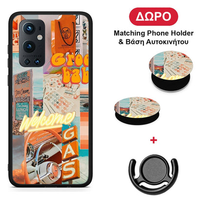 Groovy Babe - OnePlus 9 Pro θήκη + Δώρο Phone Holder & Βάση Αυτοκινήτου