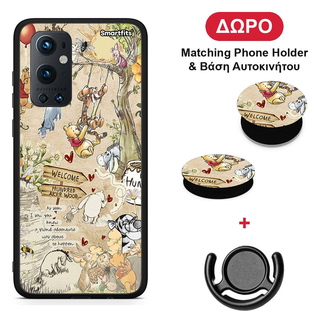Happy Friends - OnePlus 9 Pro θήκη + Δώρο Phone Holder & Βάση Αυτοκινήτου