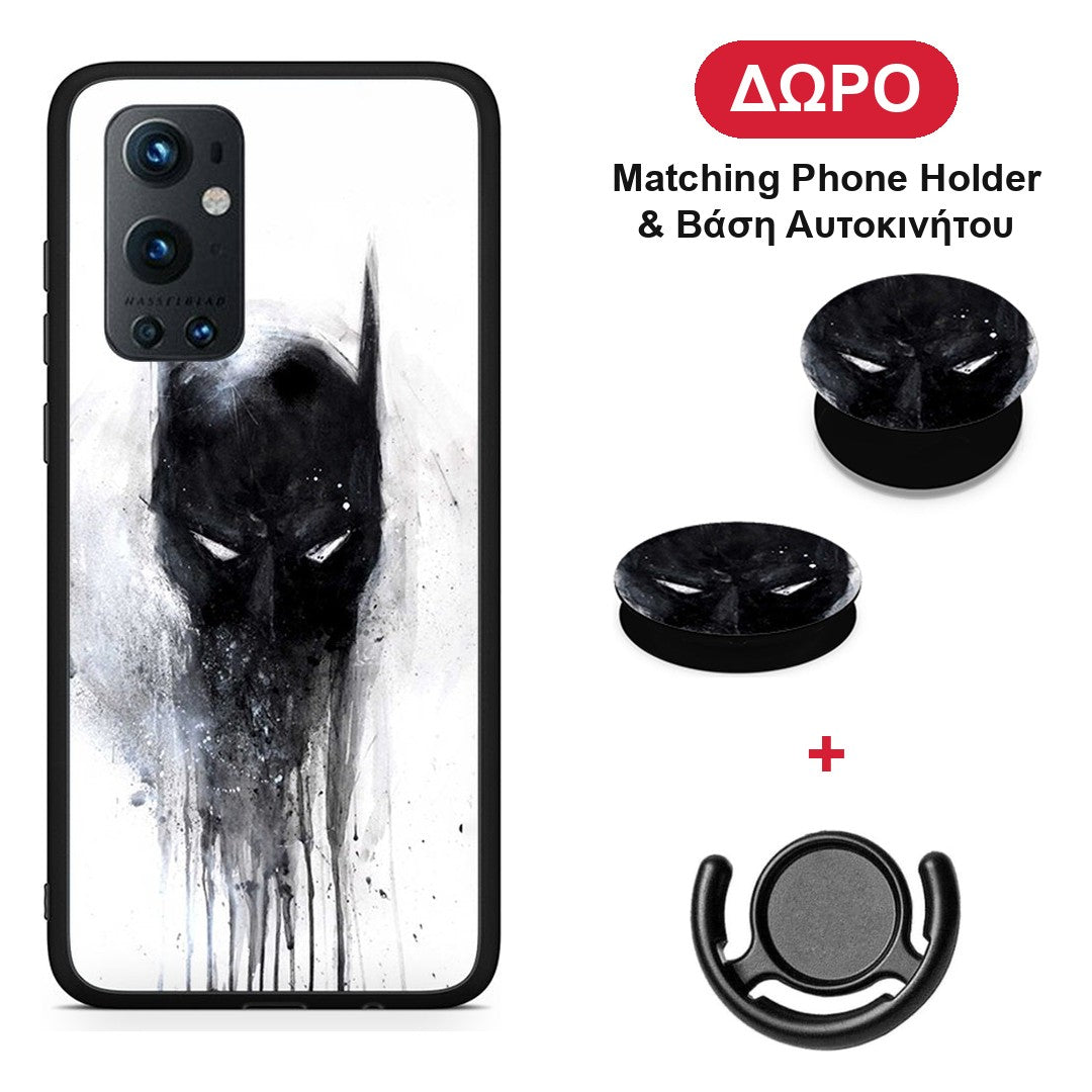 Hero Paint Bat - OnePlus 9 Pro θήκη + Δώρο Phone Holder & Βάση Αυτοκινήτου