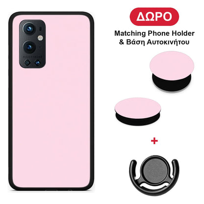 Pale Pink - OnePlus 9 Pro θήκη + Δώρο Phone Holder & Βάση Αυτοκινήτου