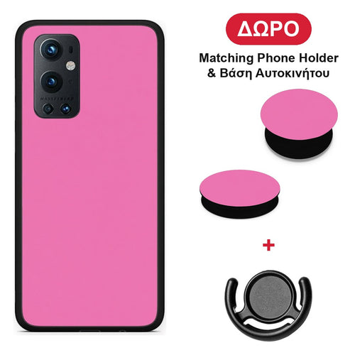Rose Pink - OnePlus 9 Pro θήκη + Δώρο Phone Holder & Βάση Αυτοκινήτου