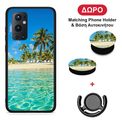Tropical Vibes - OnePlus 9 Pro θήκη + Δώρο Phone Holder & Βάση Αυτοκινήτου