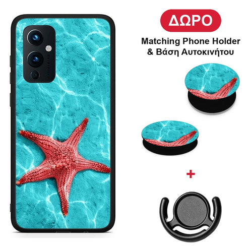 Red Starfish - OnePlus 9 θήκη + Δώρο Phone Holder & Βάση Αυτοκινήτου