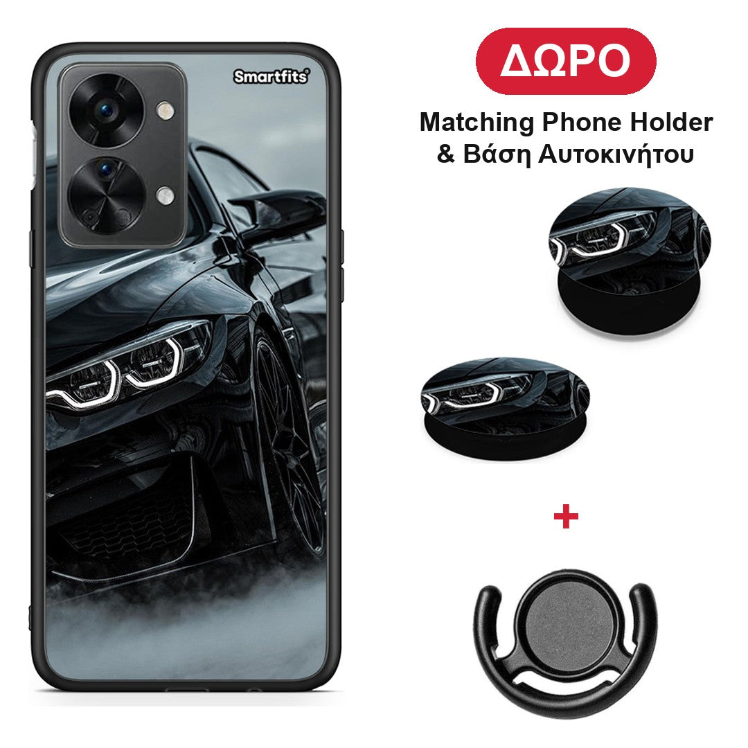 Black BMW - OnePlus Nord 2T θήκη + Δώρο Phone Holder & Βάση Αυτοκινήτου