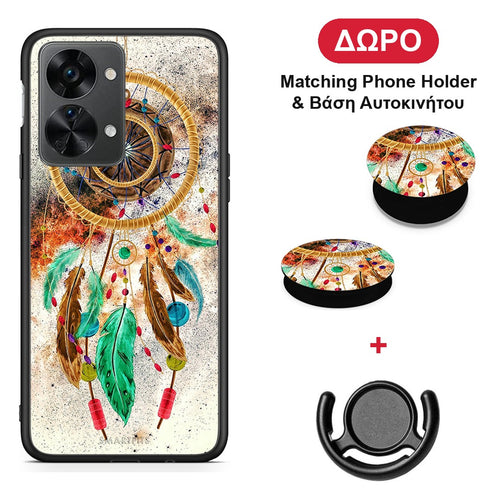 Boho DreamCatcher - OnePlus Nord 2T θήκη + Δώρο Phone Holder & Βάση Αυτοκινήτου