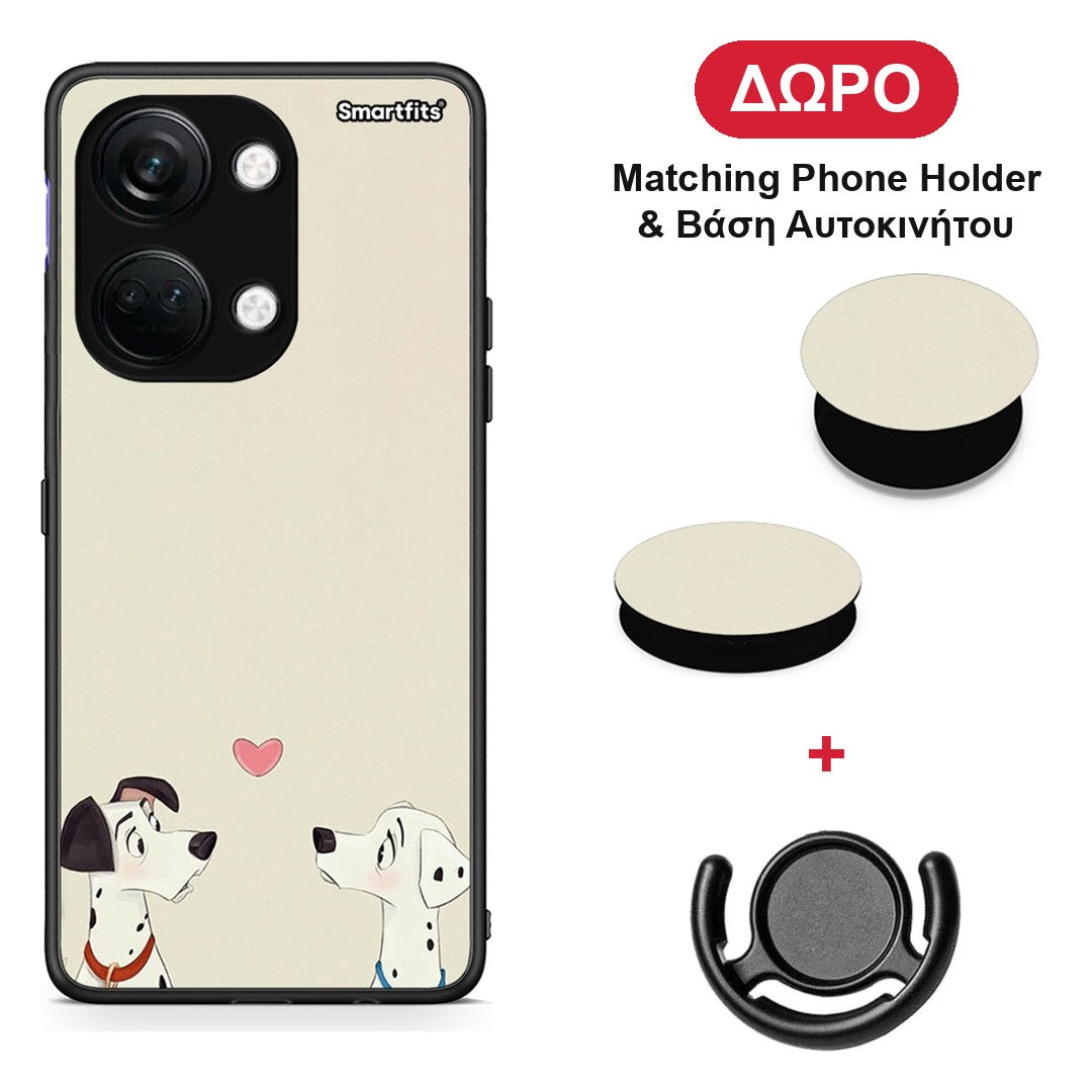 Dalmatians Love - OnePlus Nord 3 θήκη + Δώρο Phone Holder & Βάση Αυτοκινήτου