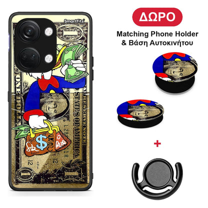 Duck Money - OnePlus Nord 3 θήκη + Δώρο Phone Holder & Βάση Αυτοκινήτου