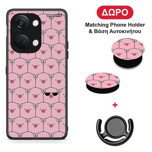 Pig Glasses - OnePlus Nord 3 θήκη + Δώρο Phone Holder & Βάση Αυτοκινήτου