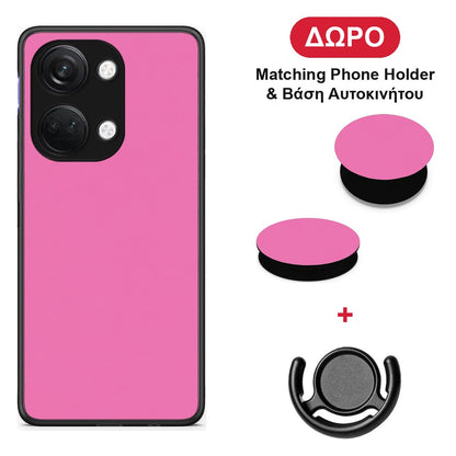 Rose Pink - OnePlus Nord 3 θήκη + Δώρο Phone Holder & Βάση Αυτοκινήτου